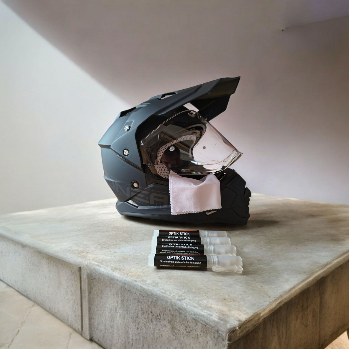 OPTIK STICK 4er-Set inkl. Brillenputztuch