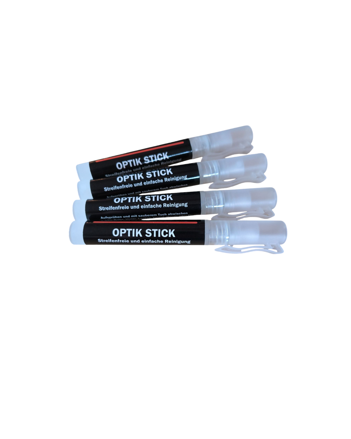 OPTIK STICK 4er-Set inkl. Brillenputztuch
